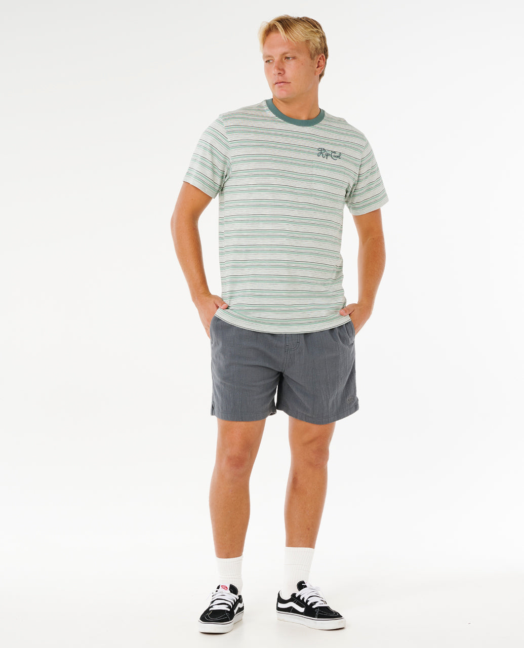 Rip Curl Men Pacific Rinse Stripe Tee 0XAMTE