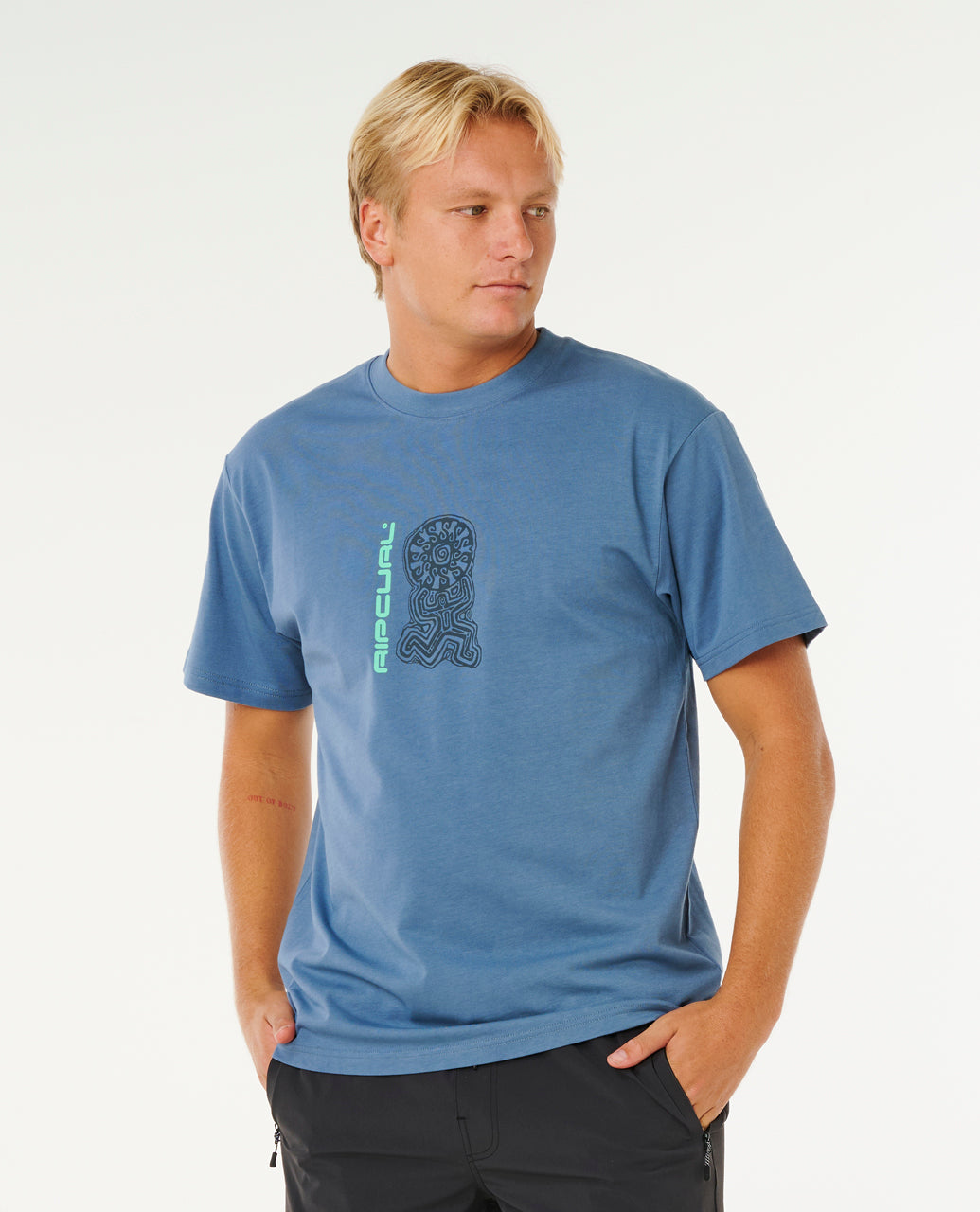Rip Curl Men Search Sundial Tee 0XRMTE