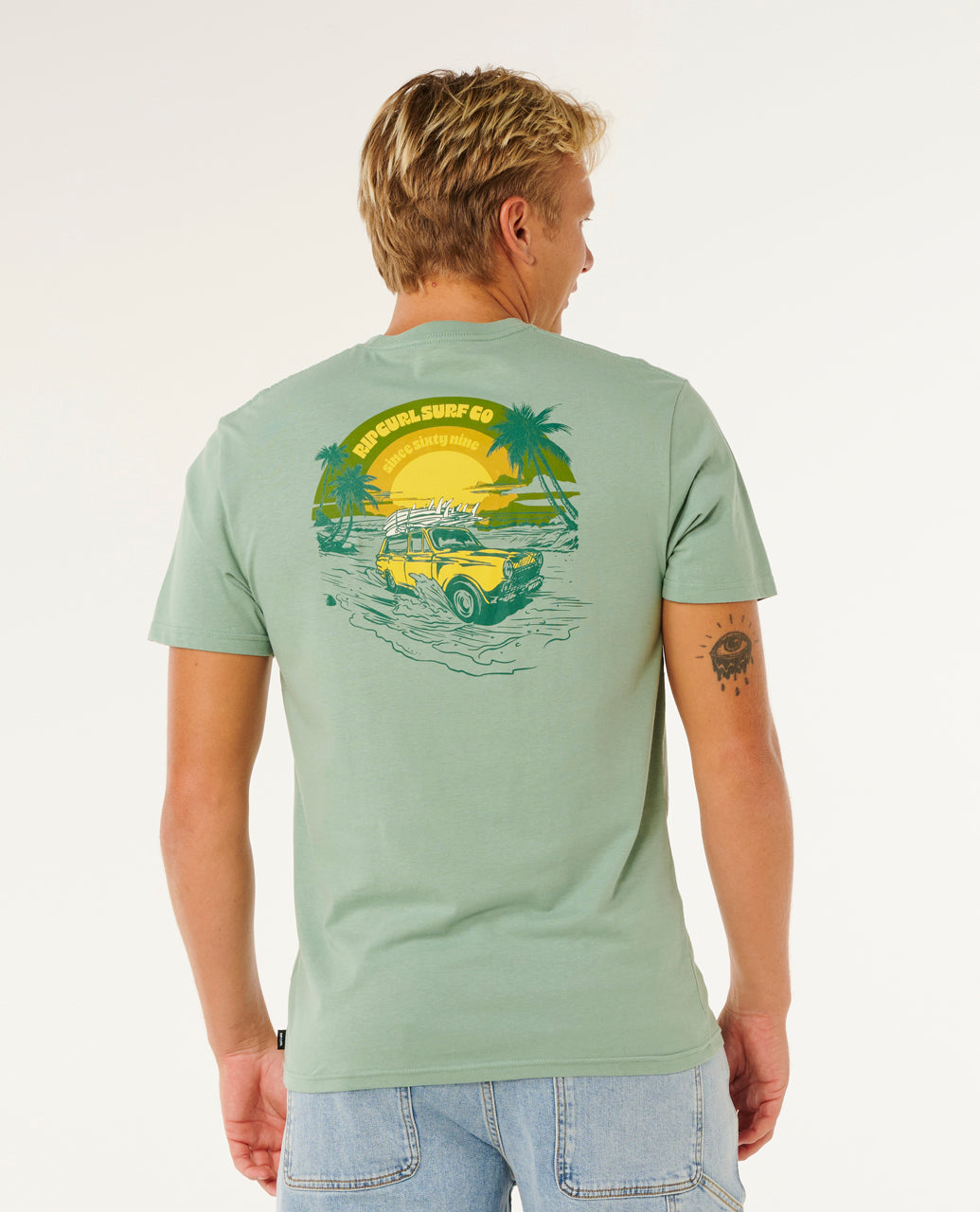 Rip Curl Men Keep On Trucking Ss Tee 0XWMTE