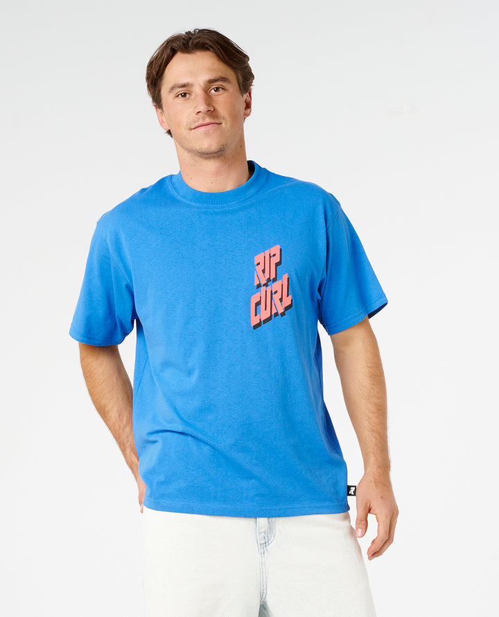 Rip Curl Men Liquid Trips Slant Tee 0ZAMTE