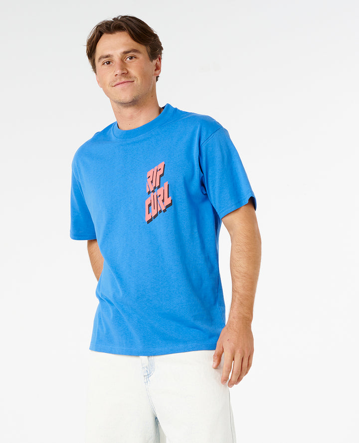 Rip Curl Men Liquid Trips Slant Tee 0ZAMTE
