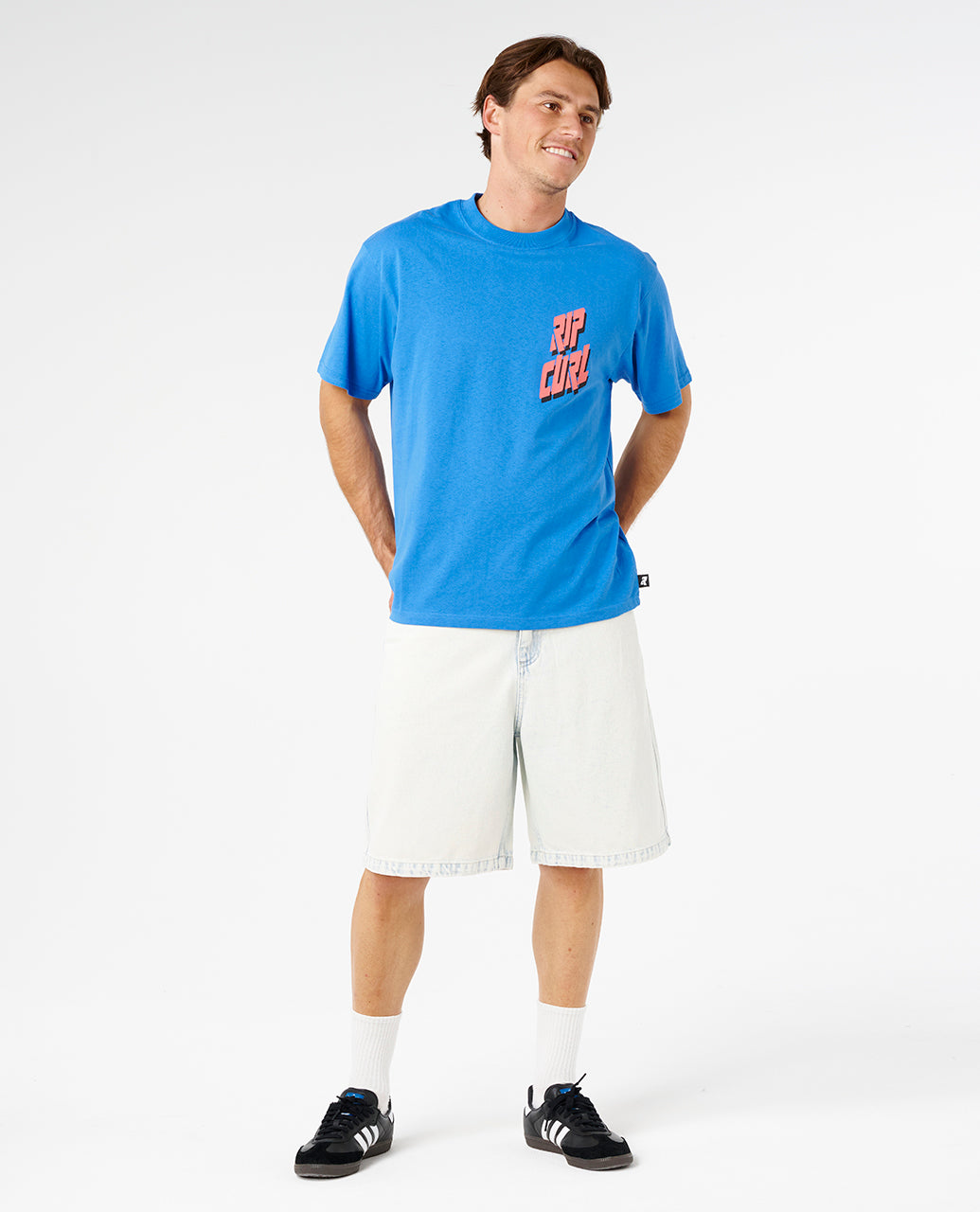 Rip Curl Men Liquid Trips Slant Tee 0ZAMTE