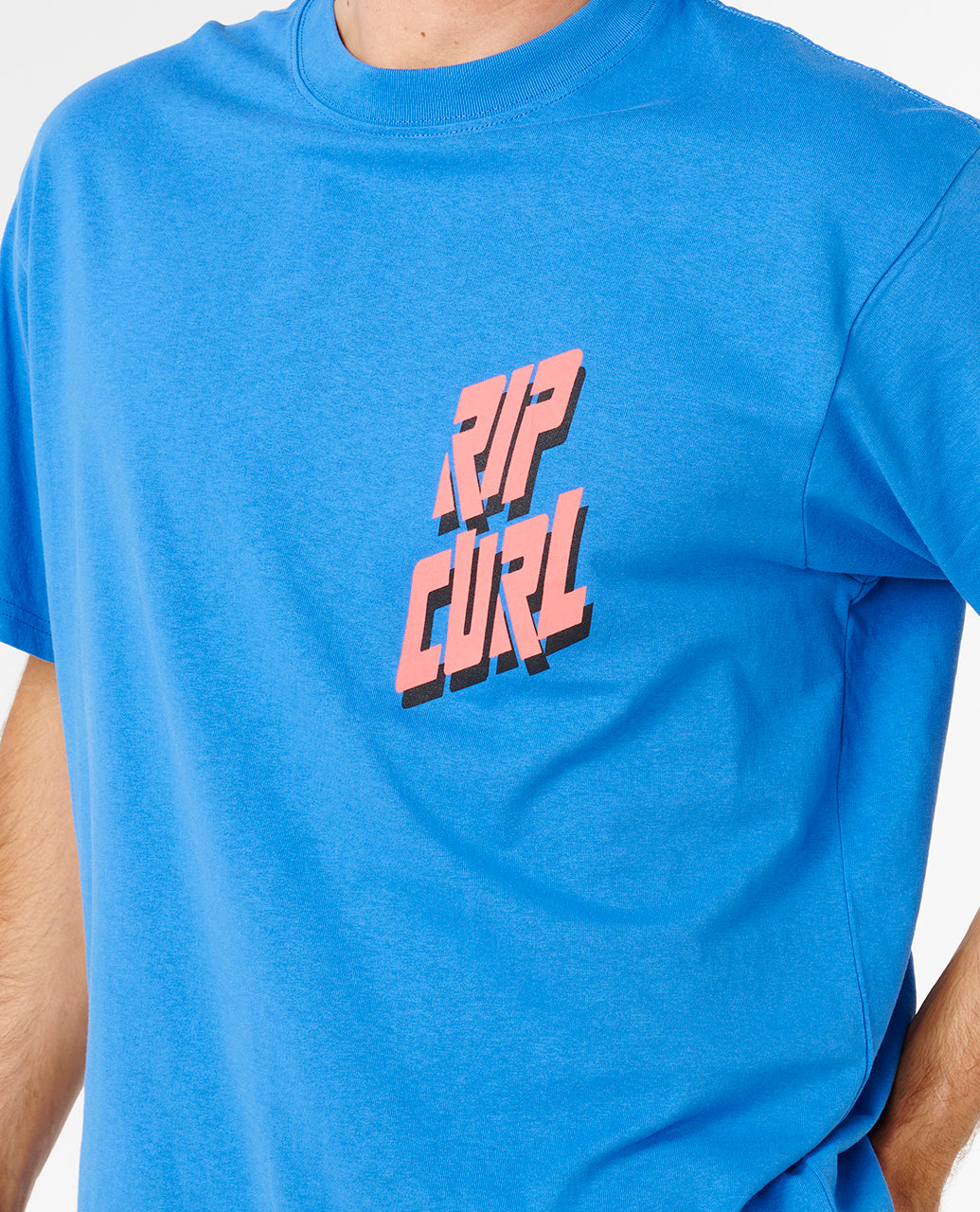 Rip Curl Men Liquid Trips Slant Tee 0ZAMTE
