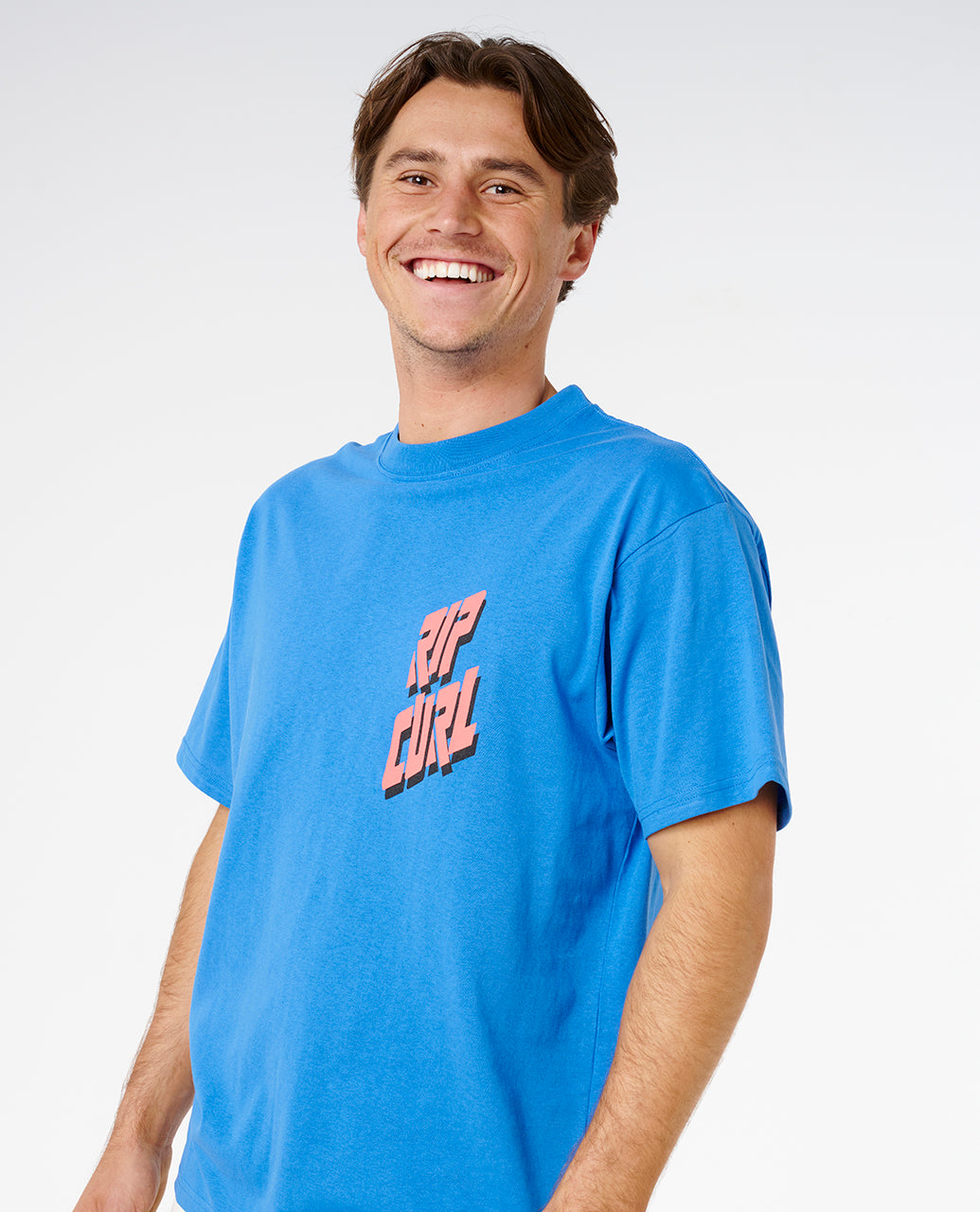 Rip Curl Men Liquid Trips Slant Tee 0ZAMTE