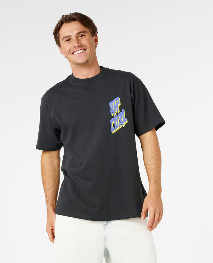 Rip Curl Men Liquid Trips Slant Tee 0ZAMTE