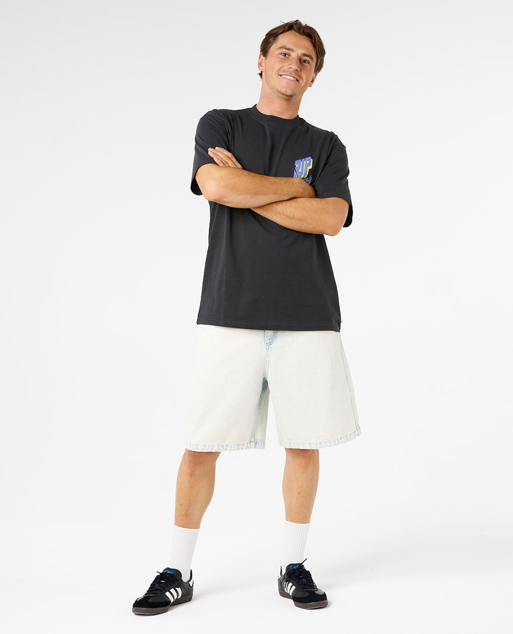 Rip Curl Men Liquid Trips Slant Tee 0ZAMTE