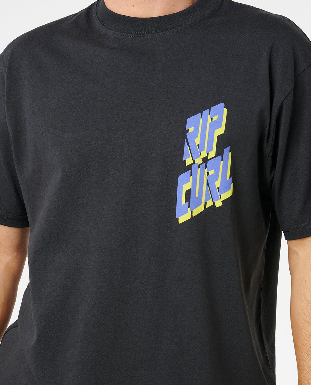 Rip Curl Men Liquid Trips Slant Tee 0ZAMTE