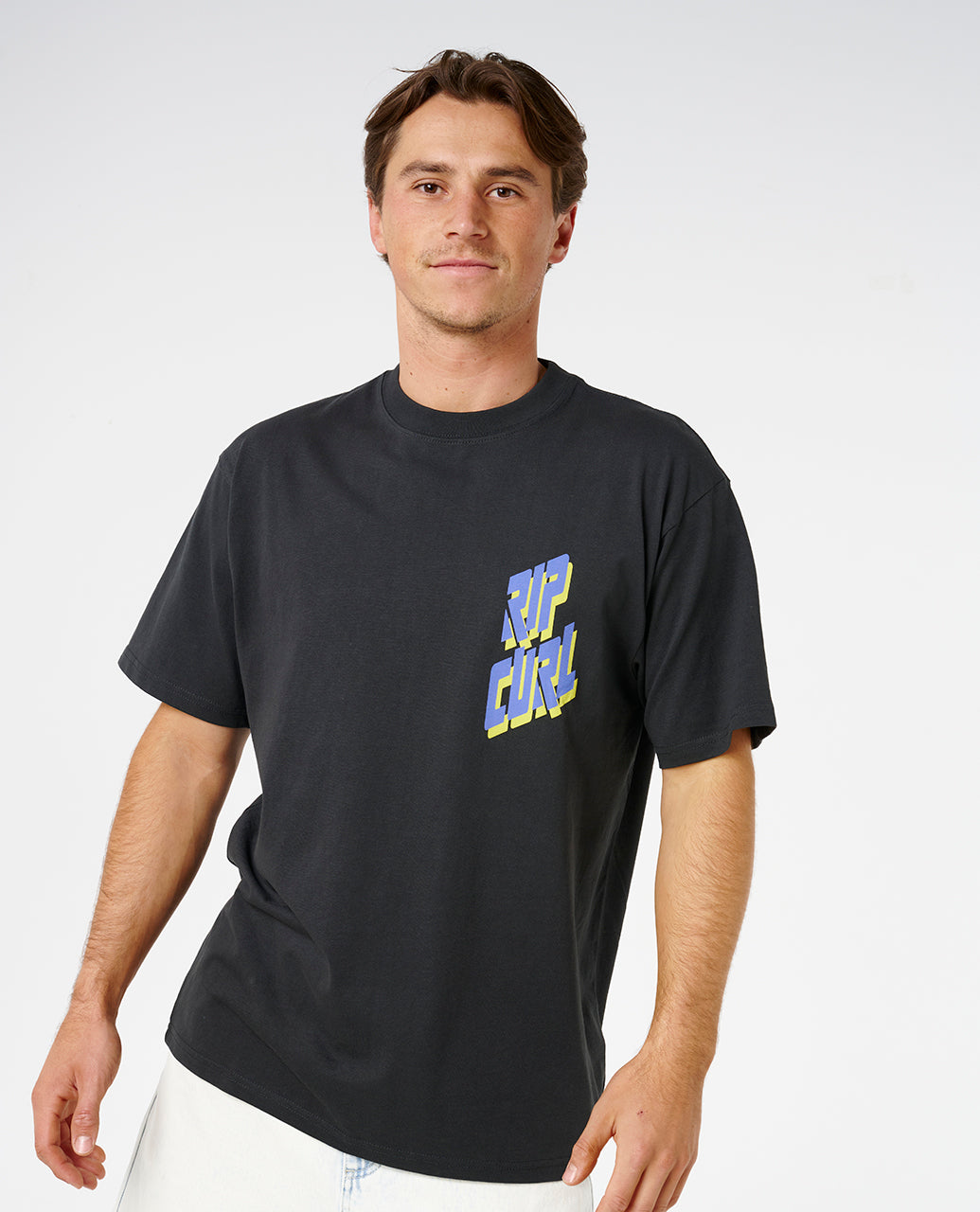 Rip Curl Men Liquid Trips Slant Tee 0ZAMTE