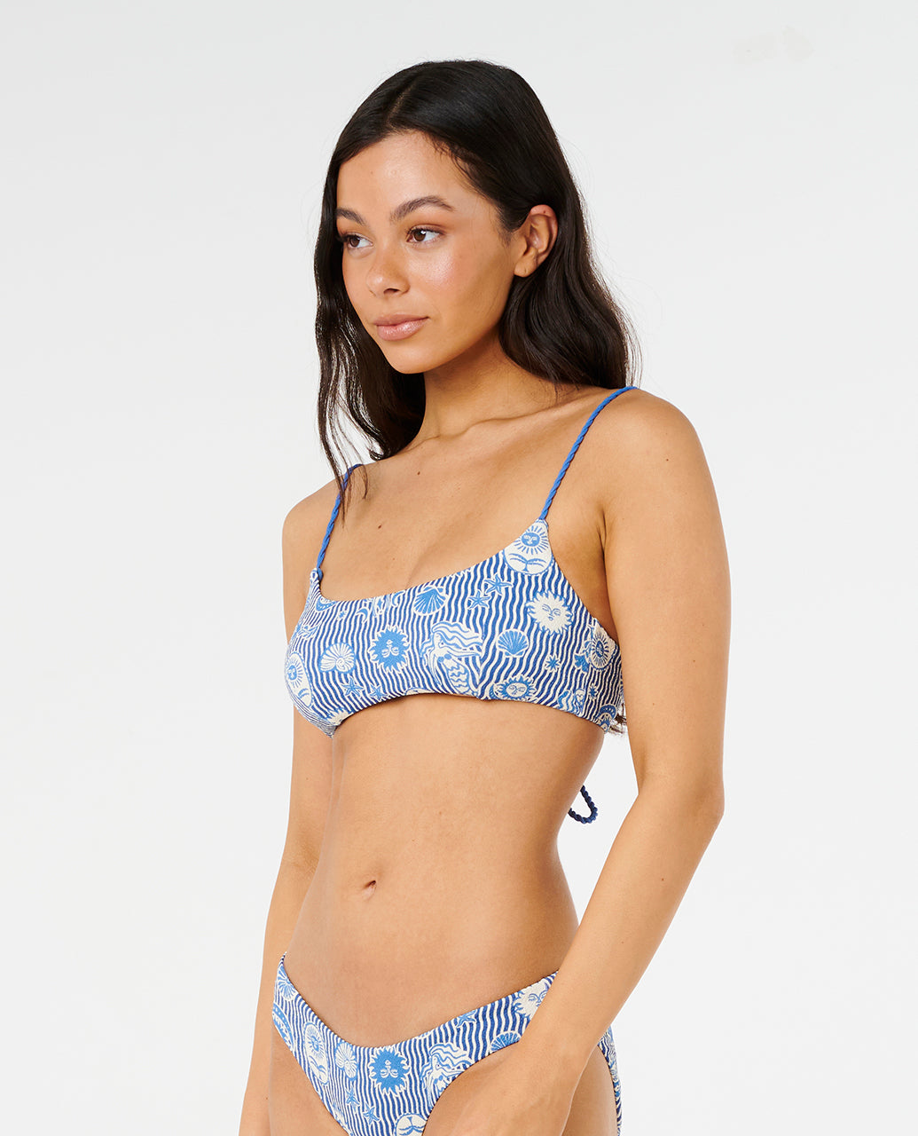 Rip Curl Women Catalina Waves Bralette 0ZAWSW