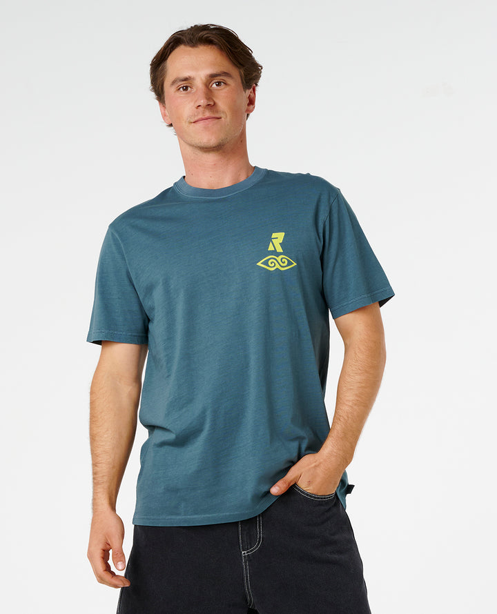 Rip Curl Men Liquid Trips Destroy Tee 0ZEMTE