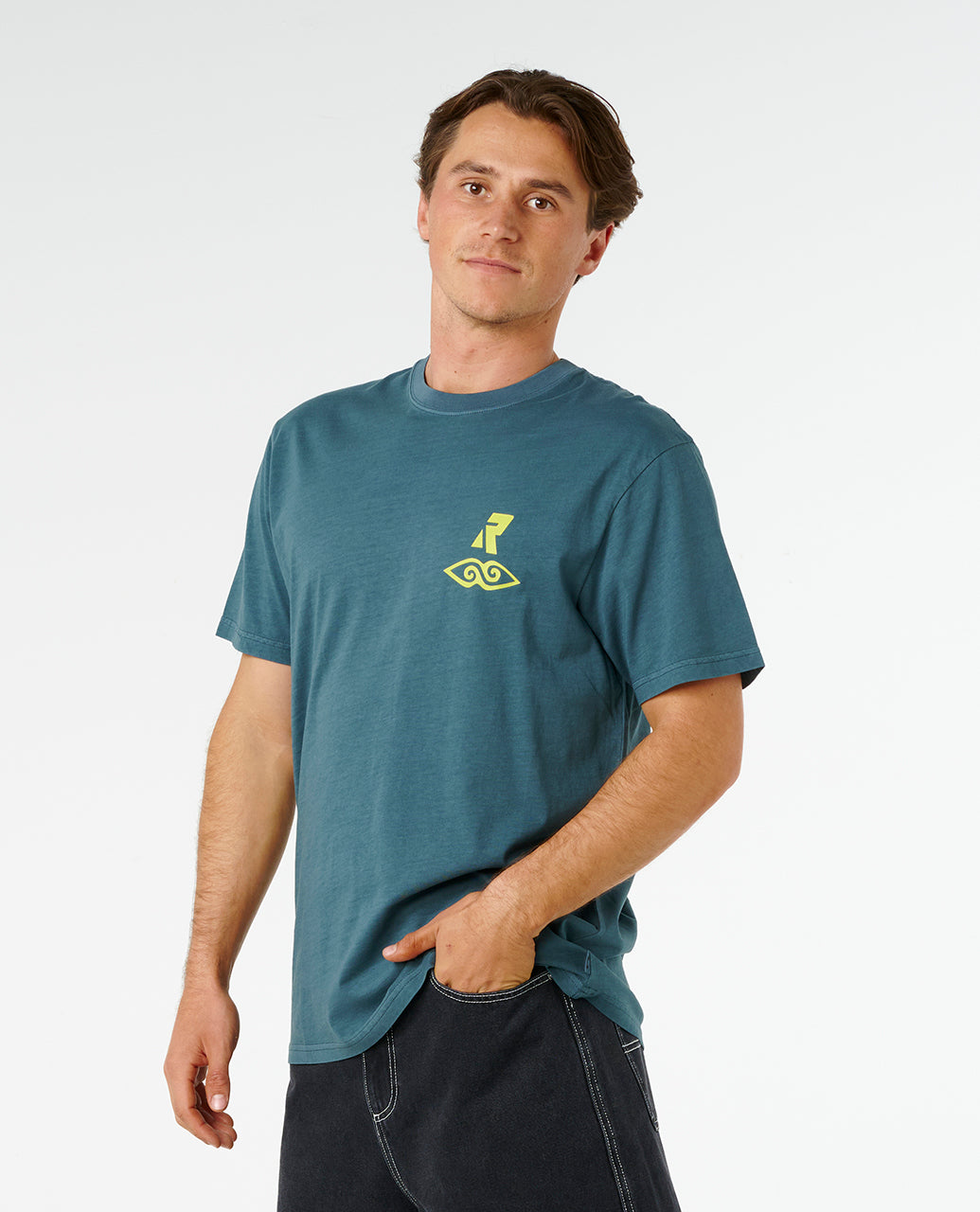 Rip Curl Men Liquid Trips Destroy Tee 0ZEMTE