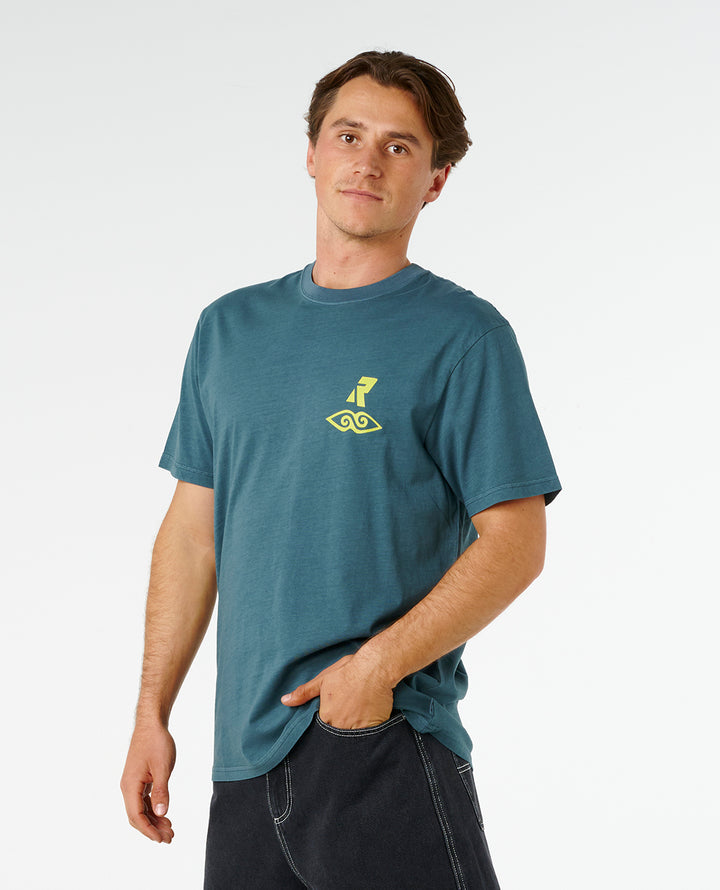 Rip Curl Men Liquid Trips Destroy Tee 0ZEMTE