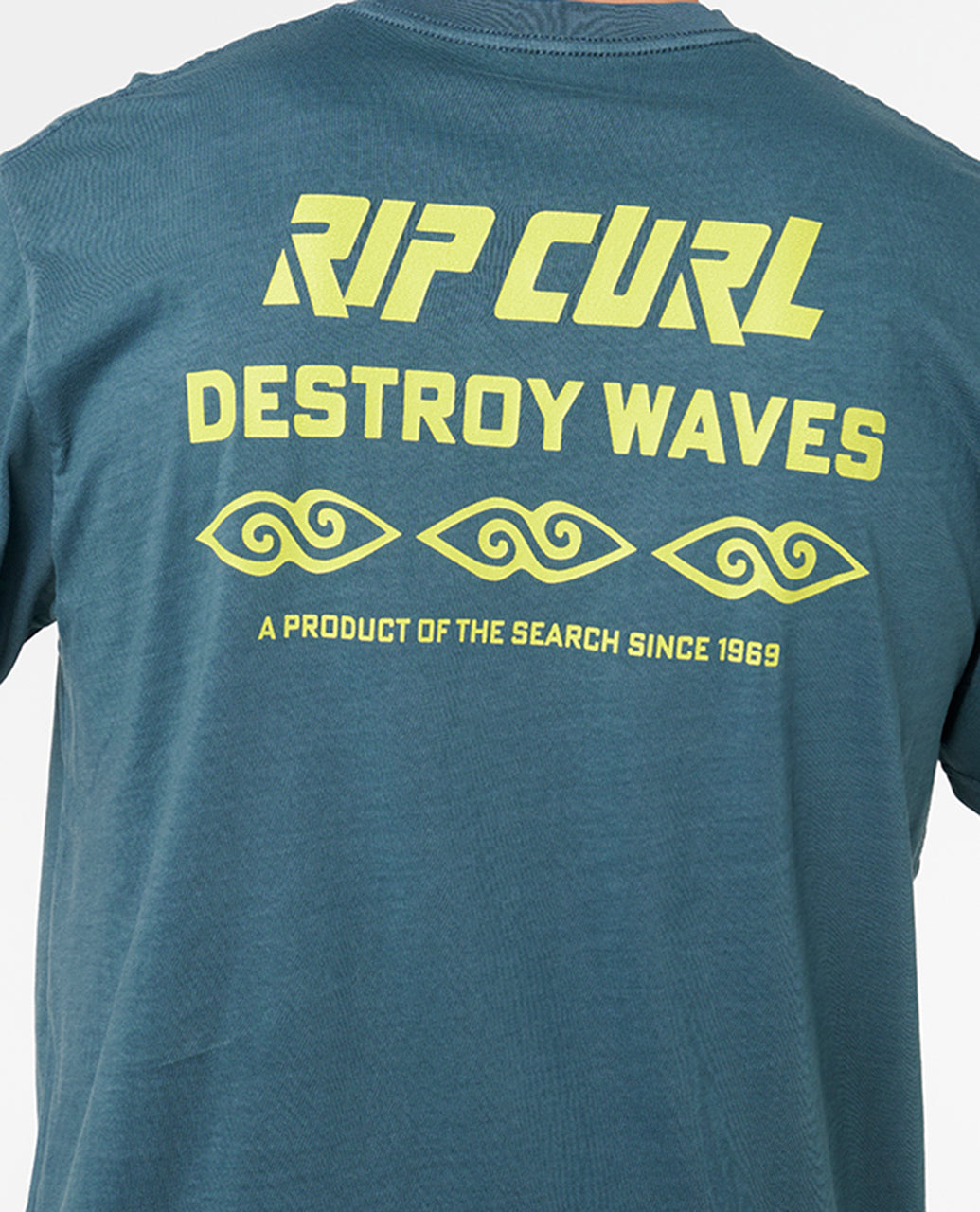 Rip Curl Men Liquid Trips Destroy Tee 0ZEMTE
