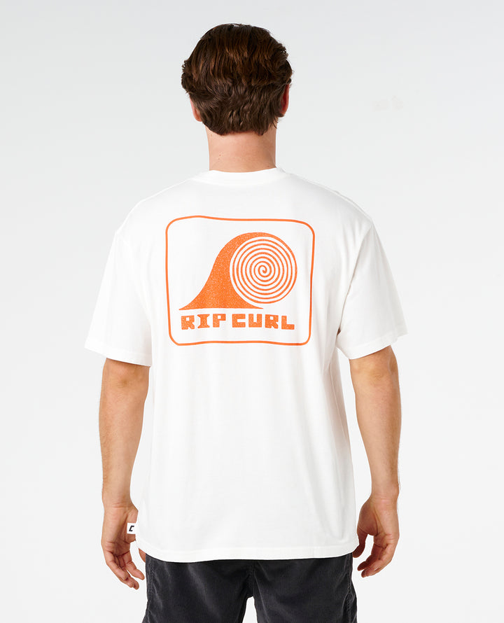 Rip Curl Men Aots Rolling Wave Tee 0ZFMTE