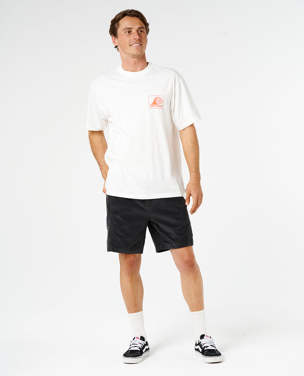 Rip Curl Men Aots Rolling Wave Tee 0ZFMTE