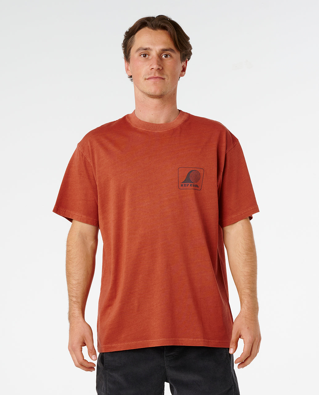 Rip Curl Men Aots Rolling Wave Tee 0ZFMTE