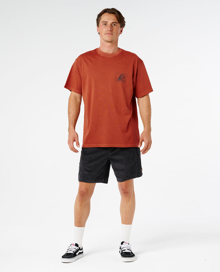 Rip Curl Men Aots Rolling Wave Tee 0ZFMTE