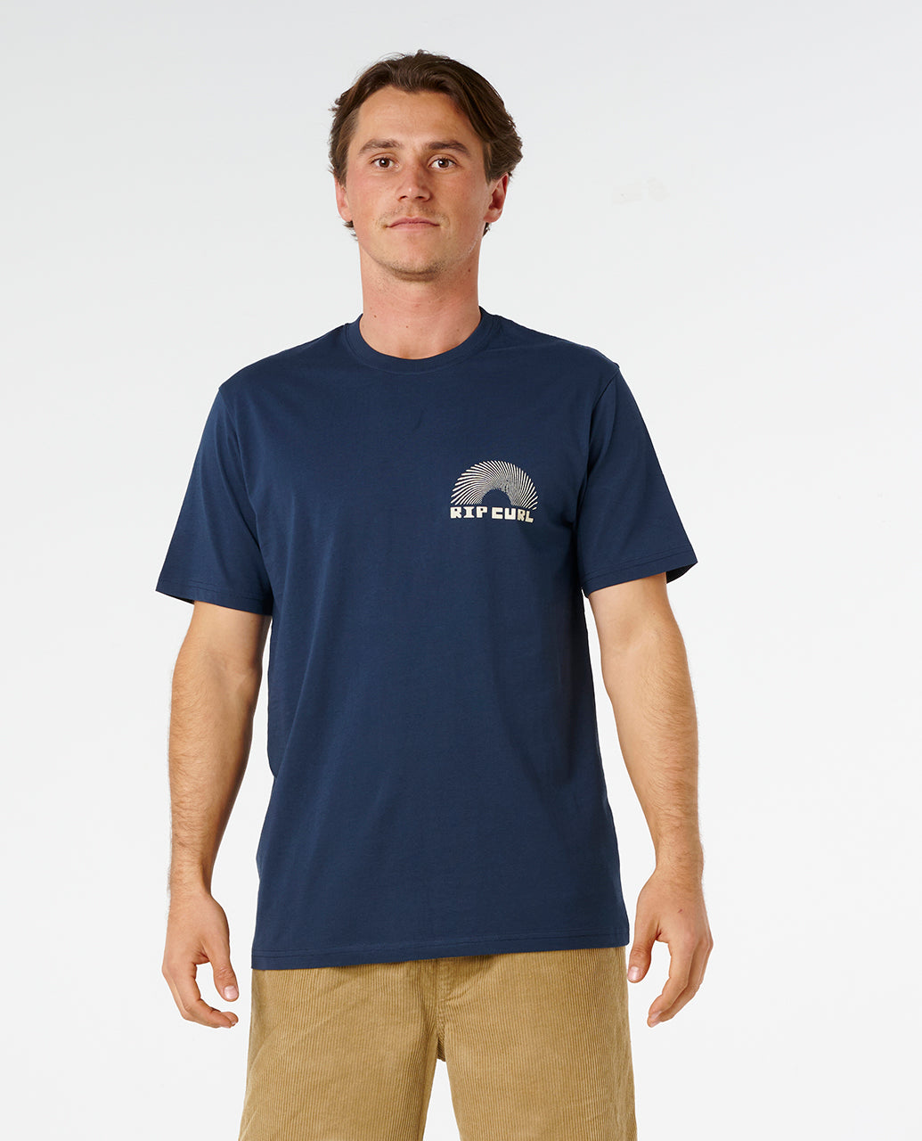 Rip Curl Men Aots Rising Tee 0ZGMTE