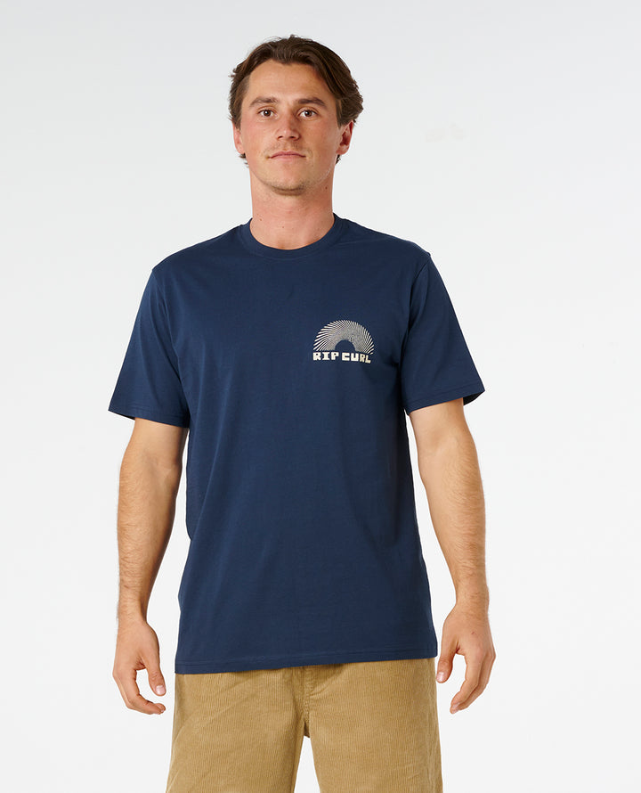Rip Curl Men Aots Rising Tee 0ZGMTE