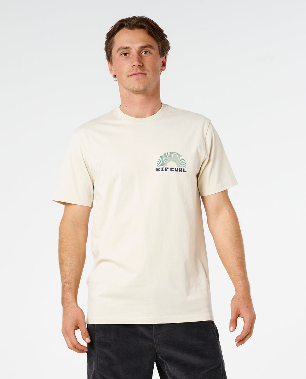 Rip Curl Men Aots Rising Tee 0ZGMTE