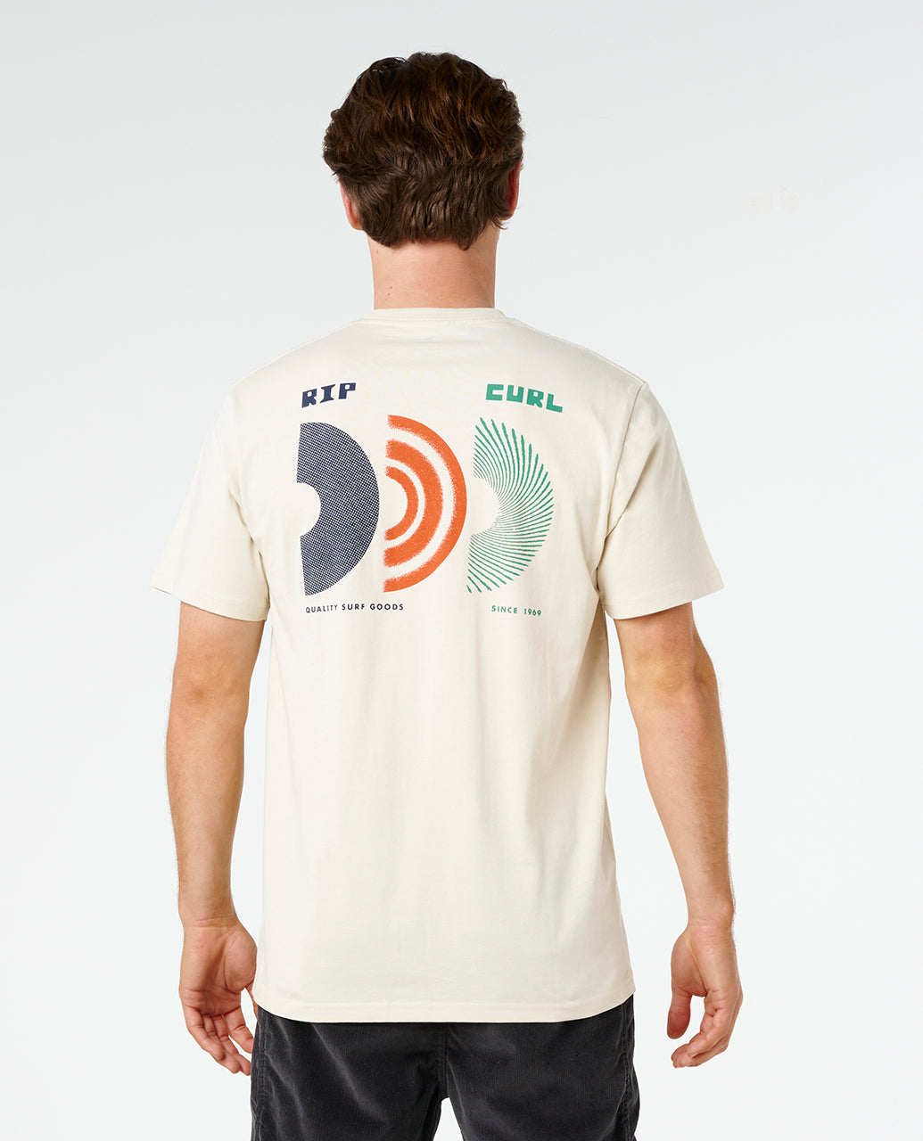 Rip Curl Men Aots Rising Tee 0ZGMTE
