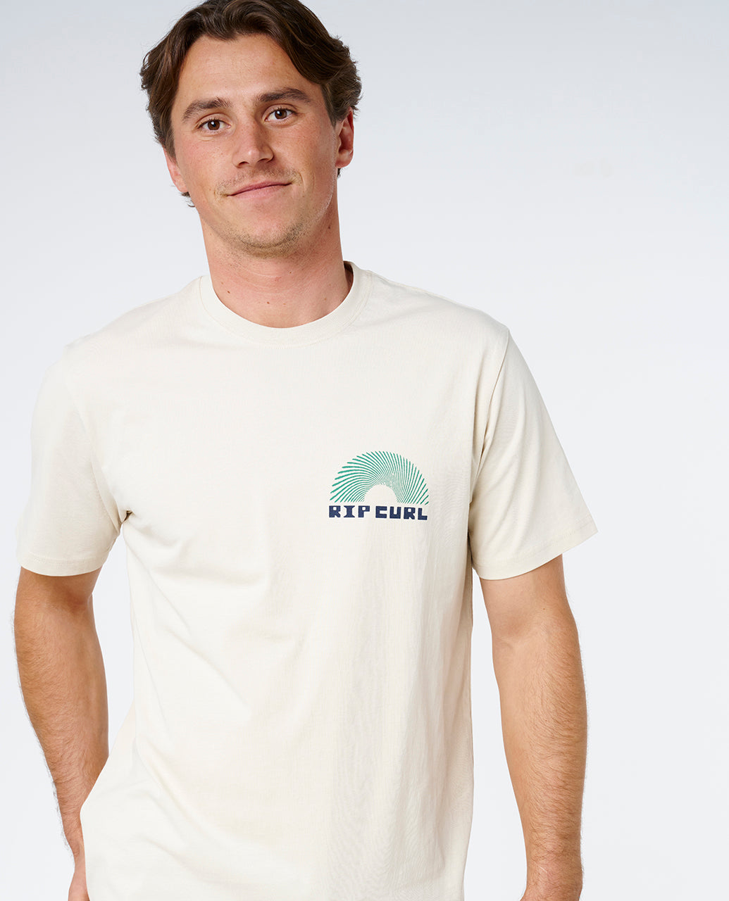 Rip Curl Men Aots Rising Tee 0ZGMTE