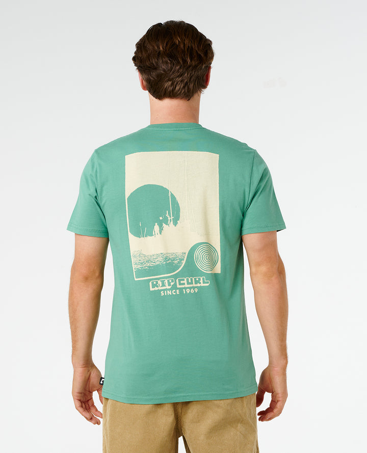 Rip Curl Men Aots Sailboat Tee 0ZIMTE