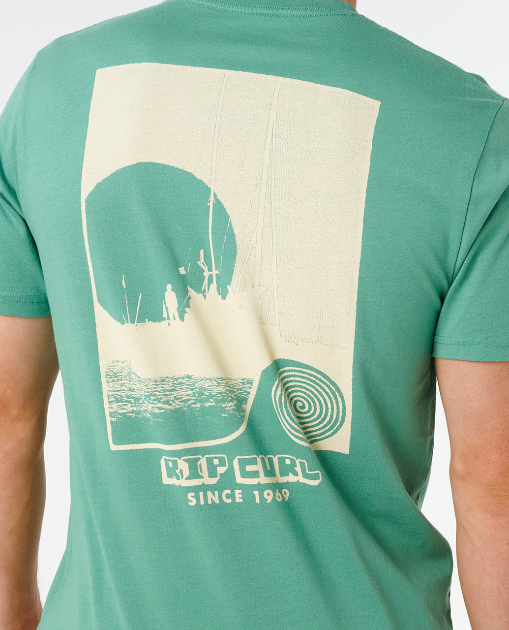Rip Curl Men Aots Sailboat Tee 0ZIMTE