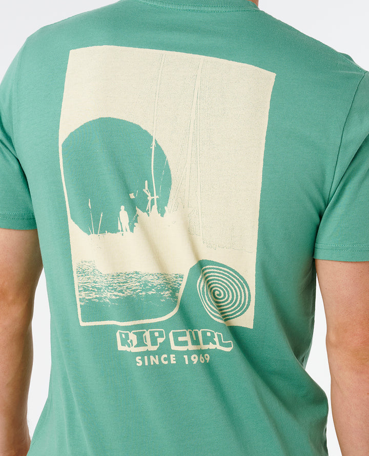 Rip Curl Men Aots Sailboat Tee 0ZIMTE