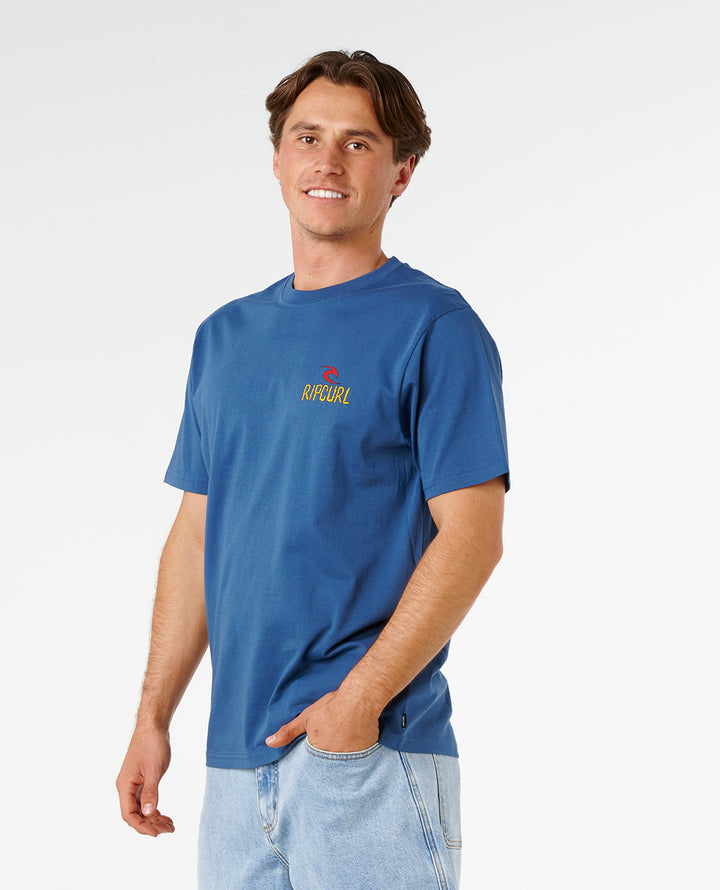 Rip Curl Men Shred Til Dead Tee 0ZKMTE