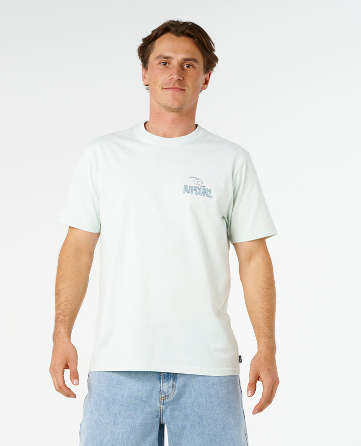 Rip Curl Men Shred Til Dead Tee 0ZKMTE