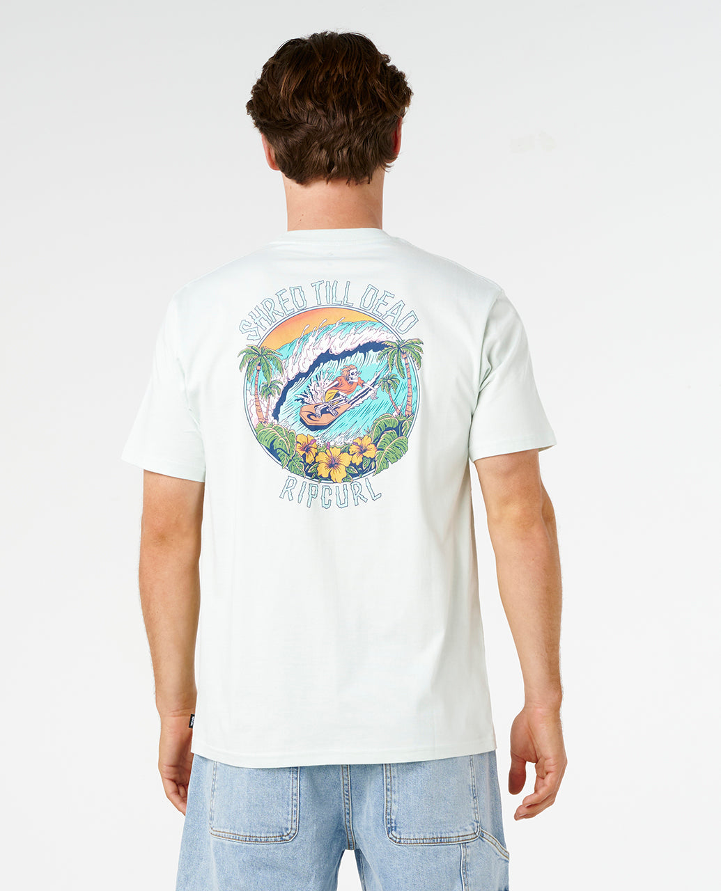 Rip Curl Men Shred Til Dead Tee 0ZKMTE