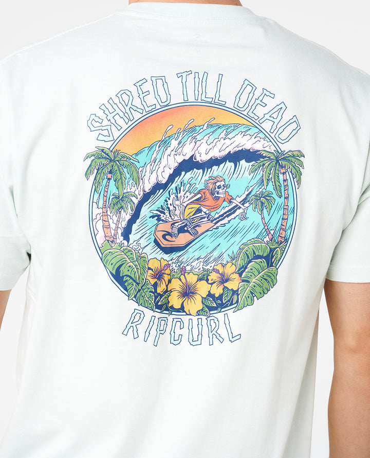 Rip Curl Men Shred Til Dead Tee 0ZKMTE