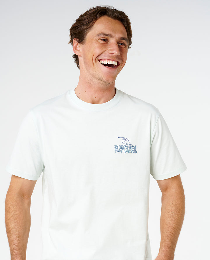 Rip Curl Men Shred Til Dead Tee 0ZKMTE