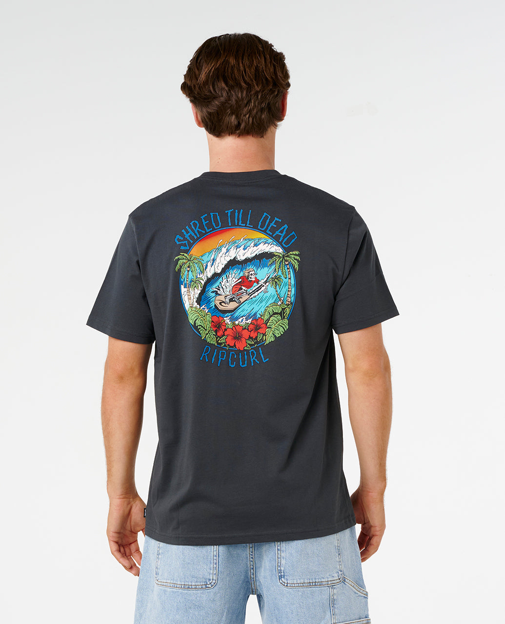 Rip Curl Men Shred Til Dead Tee 0ZKMTE