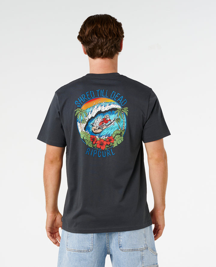 Rip Curl Men Shred Til Dead Tee 0ZKMTE