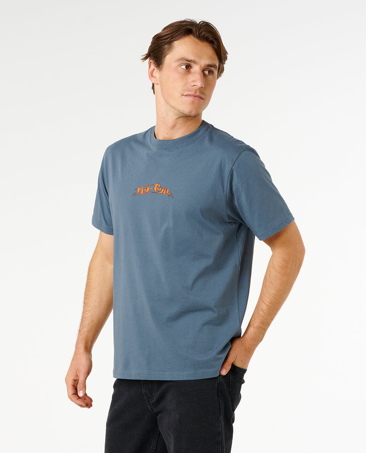 Rip Curl Men Hazed And Tubed Tee 0ZLMTE