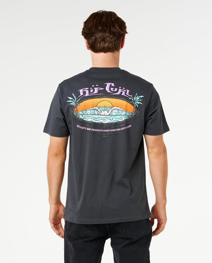 Rip Curl Men Hazed And Tubed Tee 0ZLMTE