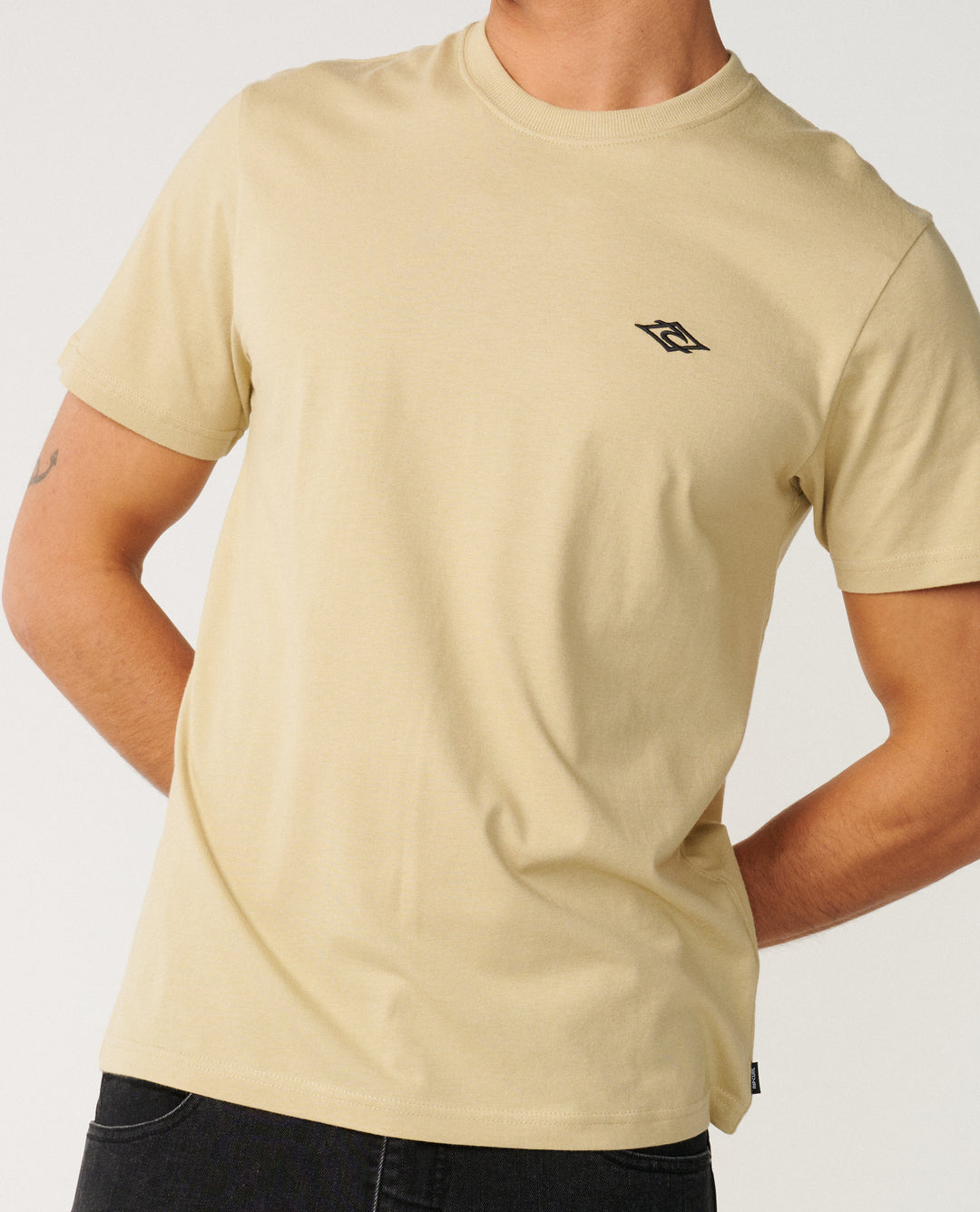 Rip Curl Men Streamline Embroid Tee 10XMTE