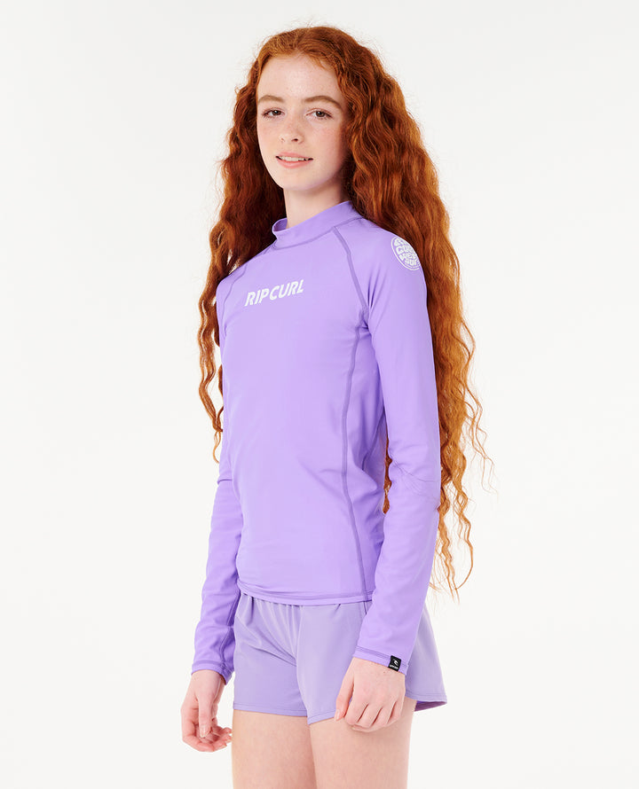 Rip Curl Girl Classic Surf Ls Rash Vest-Girl 128GRV
