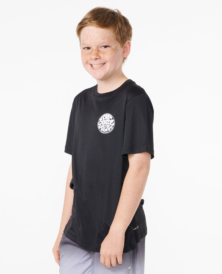 Rip Curl Kids Icons Surflite Upf S/S -Boy 12ABRV
