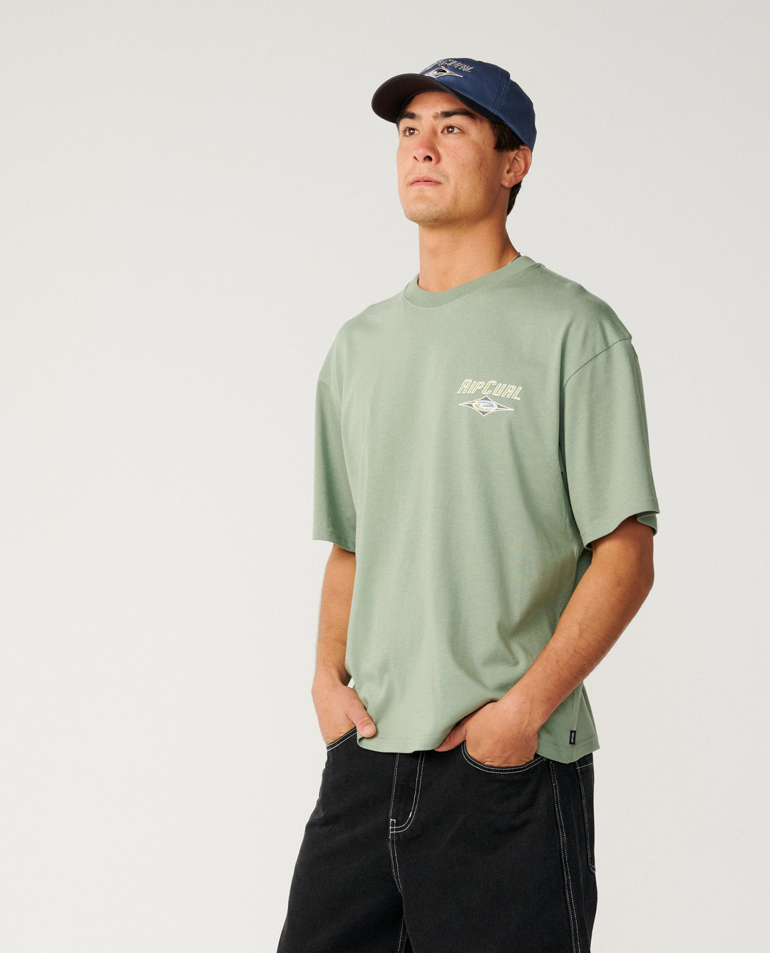 Rip Curl Men Heritage Icon Tee 12FMTE