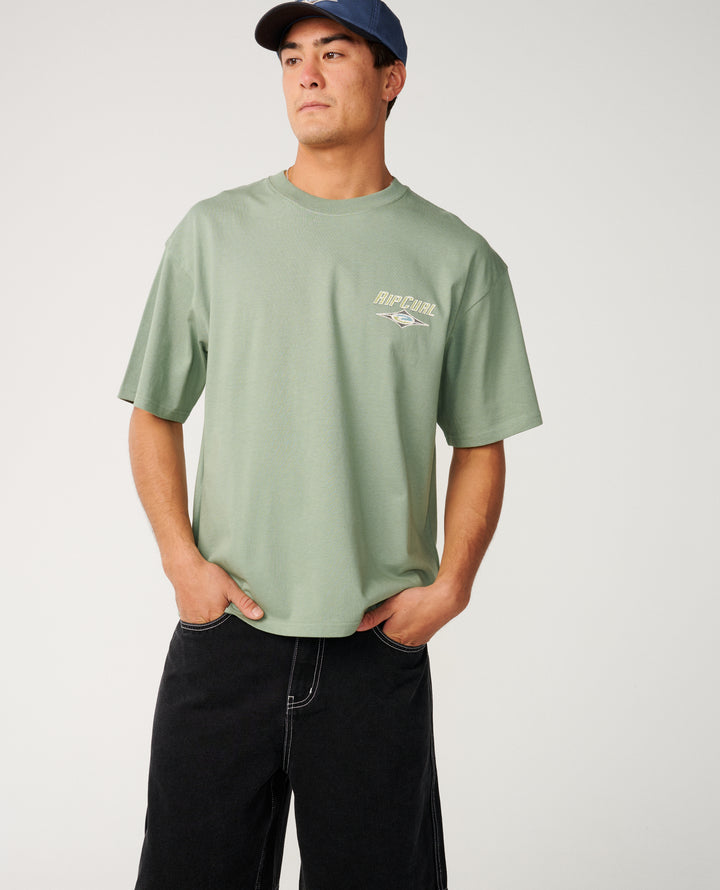 Rip Curl Men Heritage Icon Tee 12FMTE