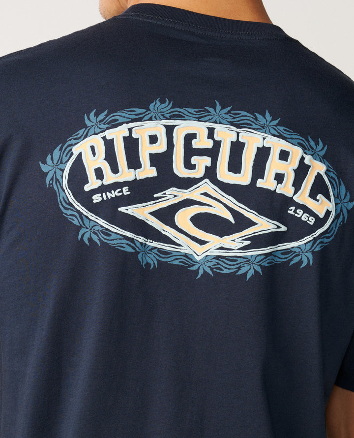 Rip Curl Men Disorder Oval Tee 12TMTE