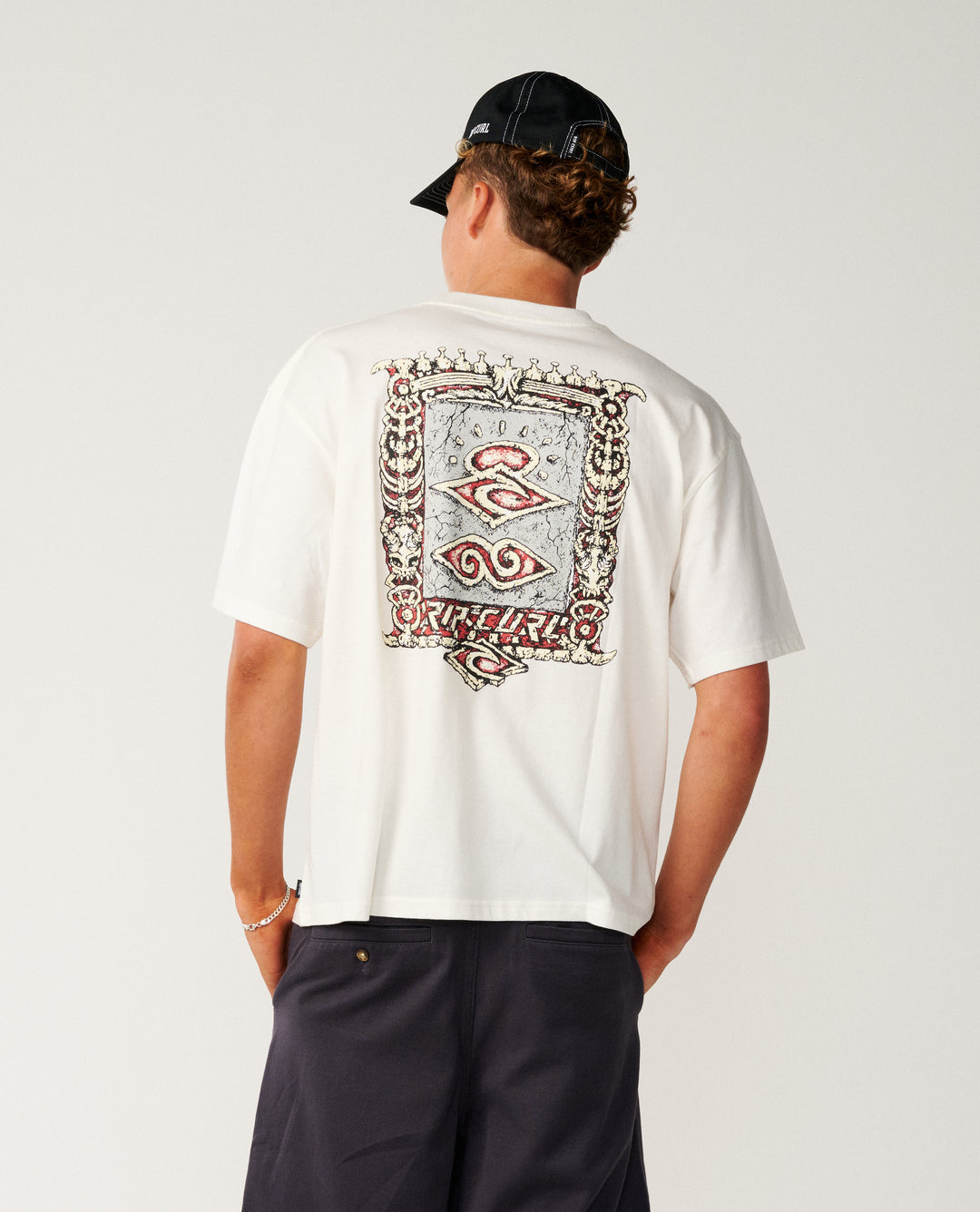 Rip Curl Men Disorder Boneyards Tee 12UMTE