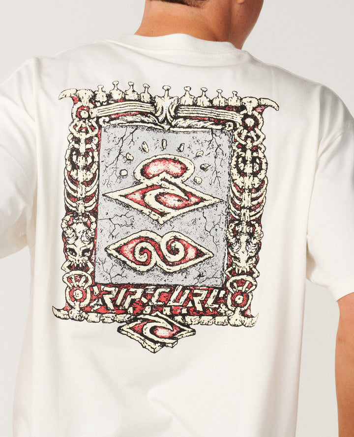 Rip Curl Men Disorder Boneyards Tee 12UMTE