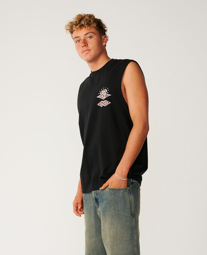 Rip Curl Men Disorder Boneyards Muscle 138MTE