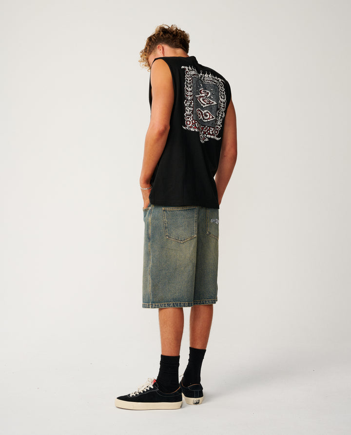 Rip Curl Men Disorder Boneyards Muscle 138MTE