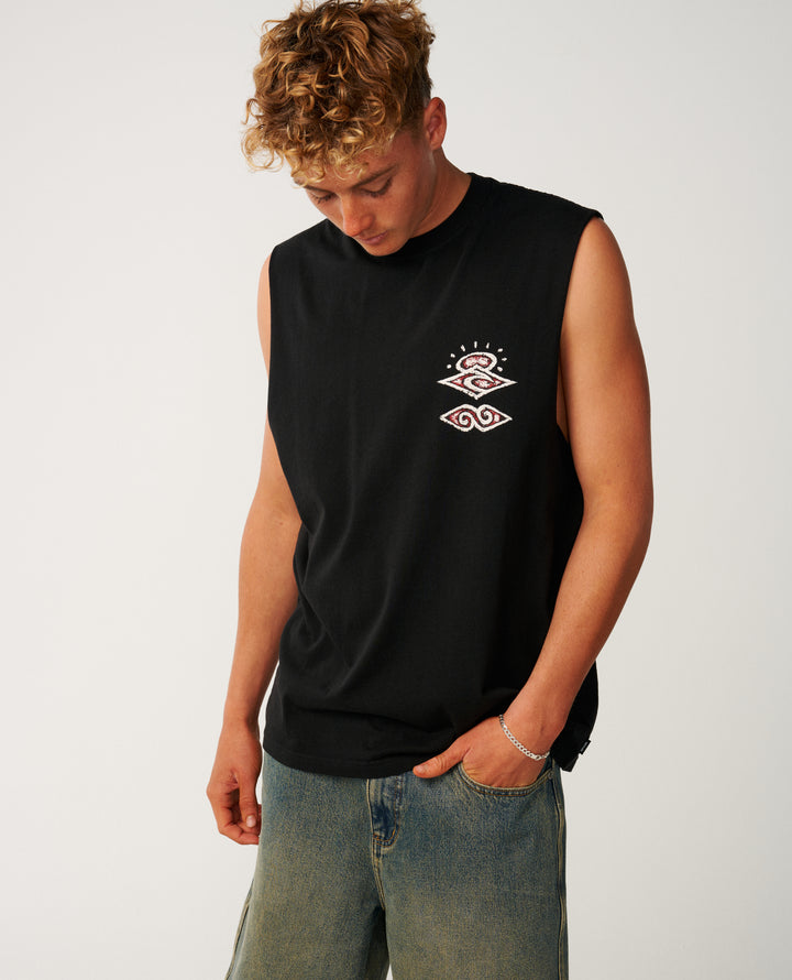 Rip Curl Men Disorder Boneyards Muscle 138MTE