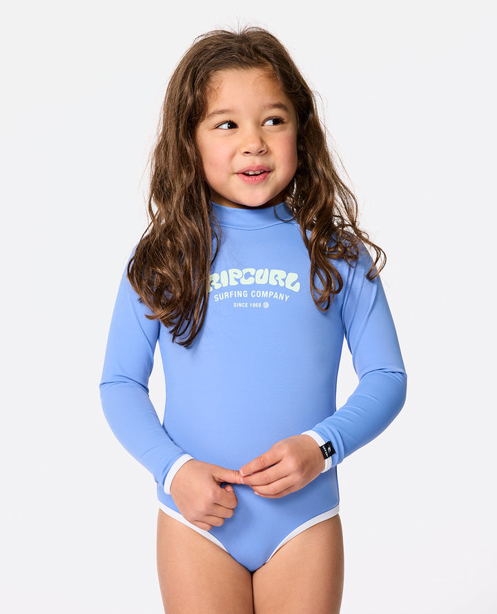 Rip Curl Girl Surf Puff Ls Surfsuit -Girl 13KJRV